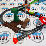 Animal Park Monkey Adventure Sodor Safari Set #1 with Thomas (Chipped Cranky does not affect use) Used - Trackmaster Revolution