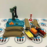 Hard at Work at Brendam Docks Set Complete with Salty (2006 Noisy) Missing Small Piece/Buffer Sign Used - Trackmaster