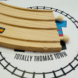 33398 Long Double Curved Track #2 Small Marks/Chips Used - BRIO