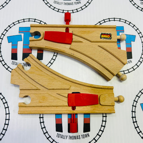 BRIO 6.5" Switch Action Track Pack Fair Condition Wooden - Used