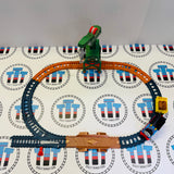 Cranky the Crane Cargo Drop Set #1 with Thomas (Painted Buffers), (Missing Buffer/Different Cargo) Used - All Engines Go Trackmaster Revolution