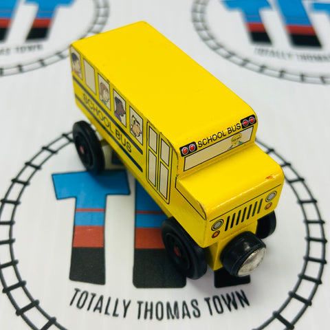 Mr. Rogers School Bus Generic Brand Train Wooden - Used