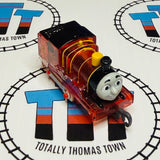 Clear Glitter James Peeling/Missing Stickers Pull Along Capsule Plarail - Used