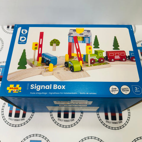 Signal Box BIGJIGS Rail Wooden - New in Box