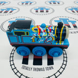 Thomas - Happy Birthday Thomas (Learning Curve) Fair Condition Discoloured Face Wooden - Used