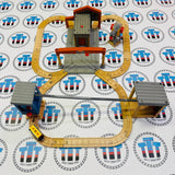 Percy at the Dieselworks Set #2 (LIGHT ONLY NO SOUND/Missing Cargo Bin) Fair Condition Wooden Rare - Used
