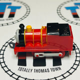 James Newer Face Red Wheels No Stickers Pull Along Capsule Plarail - Used