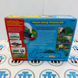 Steam Along Thomas Set with Steam Thomas (working with steam) Used in Box - TOMY