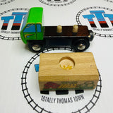 BRIO 33302 Dock Truck with Vegetables Cargo (Missing Magnet/Fair Condition) Wooden - Used