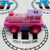 Powerful Pink Loco Battery Operated Engine BIGJIGS Rail Wooden - New in Box