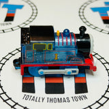 Clear Glitter Thomas Eyes Left Capsule Plarail Wind Up - Used