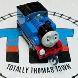 Thomas White Dot Eyes Straight Newer Face No Sticker Pull Along Capsule Plarail - Used