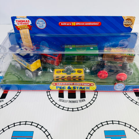 Peg & Stack (Mattel) Wooden - New
