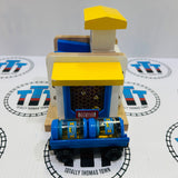 Honey Depot with 2 Barrels and Barrel Car #2 (NOT WORKING Does not fully go up) Wooden - Used