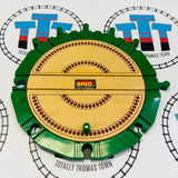 BRIO 33460 Turntable Track #2 Small Marks Wooden - Used