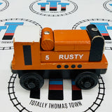 Rusty (Learning Curve 1996) Fair Condition Chipping Paint Wooden - Used