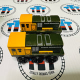 Iron Arry & Iron Bert #2 (Learning Curve 2002) Good Condition Wooden - Used