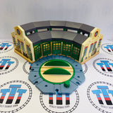 Tidmouth Sheds Roundhouse with Turntable (Learning Curve) #1 Chipped Track Wooden - Used