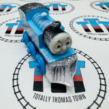 Thomas - Snow Covered Thomas with Plow (Learning Curve) Very Good Condition Wooden - Used
