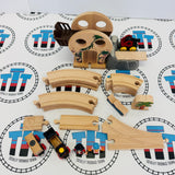 BRIO 33900 Pirate Adventure Set #2 (Missing Mast/Cargo Piece, Brittle Figures) Wooden - Used