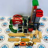 BRIO 33887 Lift & Load Warehouse Set Complete Wooden - Used