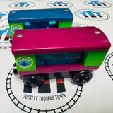 Aquarium Cars Square with Shark and Squid (Learning Curve 2002) Good Condition #2 Wooden - Used