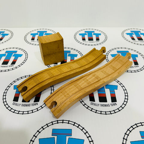 Riser Block with Ascending Track Pack Wooden - Used