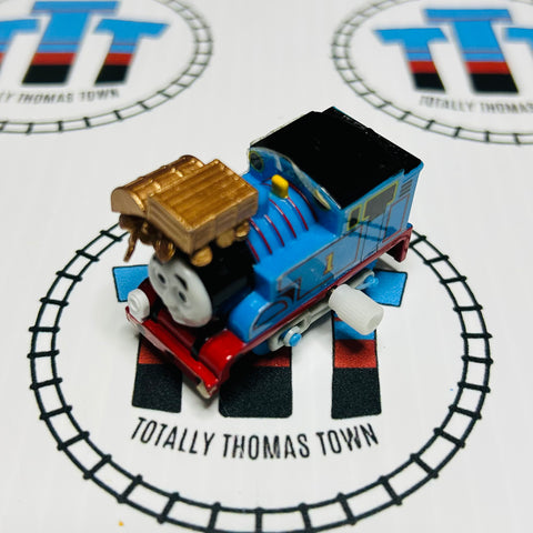 Treasure Chest Thomas Peeling Stickers Capsule Plarail Wind Up - Used