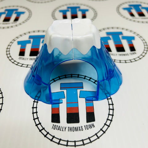 Clear Snowy Mountain Tunnel Light Blue Capsule Plarail - Used