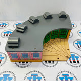 Roundhouse with Splitter #1 Glued Track Peg (Doesn't Affect Use) Wooden - Used