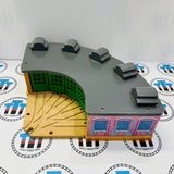 Roundhouse with Splitter #1 Glued Track Peg (Doesn't Affect Use) Wooden - Used