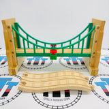 Collapsing Suspension Bridge #4 Chipped Track/Modified Screws (Does not affect use) Wooden - Used