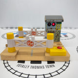 Deluxe Railroad Crossing Muddy #2 Fair Condition Splish Splash Splosh Story Pack Wooden - Used
