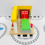 Sodor Service Station #3 No Track/Missing Air Pump Wooden - Used