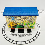 Gristmill Waterwheel #4 Peeling Sticker Rare Wooden - Used