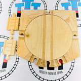 8” Turntable Track #1 Clickity Clack Wooden - Used