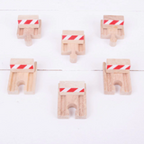 Buffers Set BIGJIGS Rail Wooden - New in Box