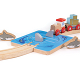 Shark Attack Track BIGJIGS Rail Wooden - New in Box