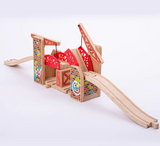 Double Lifting Graffiti Bridge BIGJIGS Rail Wooden - New in Box