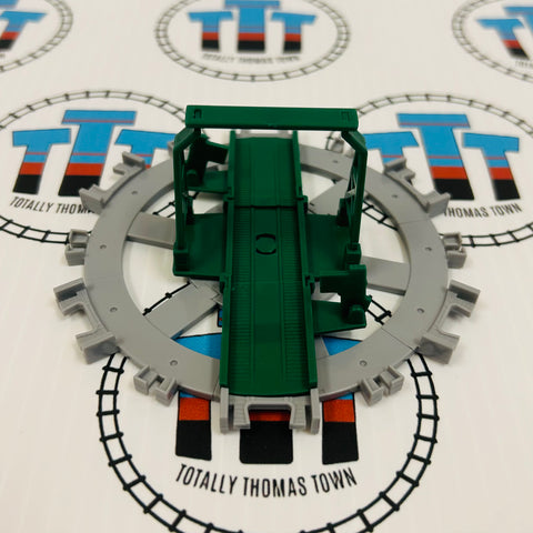 Grey and Green Deluxe Turntable No Stickers Capsule Plarail - Used