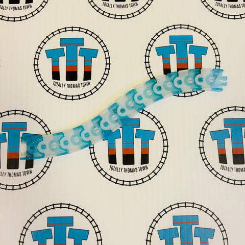 Glitter Blue & White Flexi-Rail Track Capsule Plarail - Used