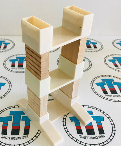 Build-a-Stacking Riser Clickity Clack Wooden - Used