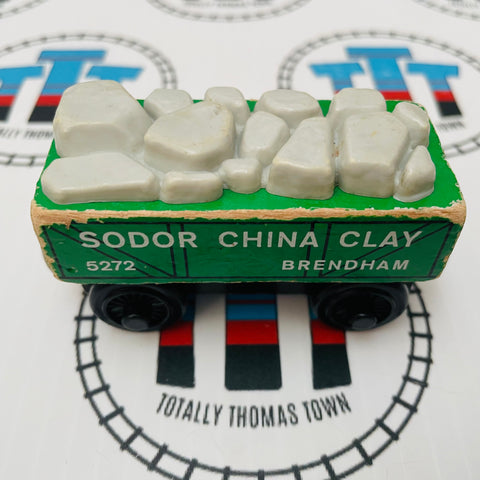 Green China Clay Car (2000) Rare Fair Condition Wooden - Used