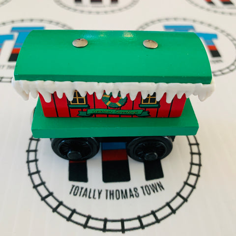 Winter Caboose (Learning Curve 2002) Very Good Condition Wooden - Used