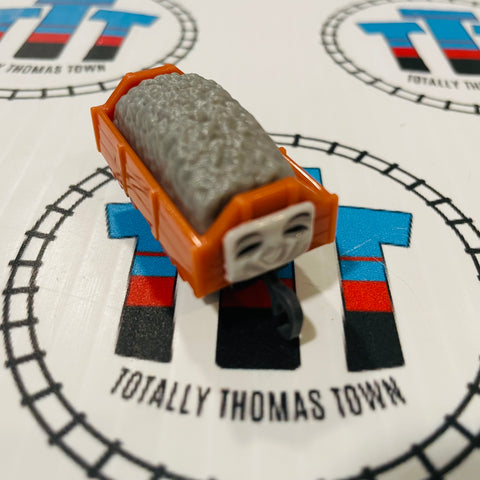 Orange Troublesome Truck with Grey Gravel Pull Along Capsule Plarail - Used