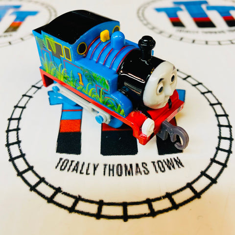 Surprised Jungle Thomas Pull Along Capsule Plarail - Used