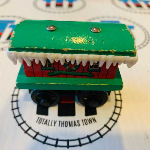 Winter Caboose (Learning Curve) Fair Condition Wooden - Used