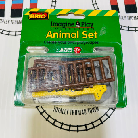 BRIO Animal Set 33634 Vintage in Box Wooden - Used