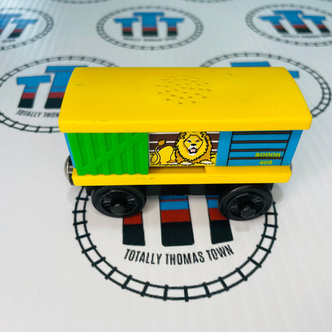 Roaring Lion Car (Learning Curve or TOMY) Good Condition Wooden - Used