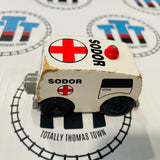 Ambulance (Learning Curve) Fair Condition Chipping Paint Wooden - Used